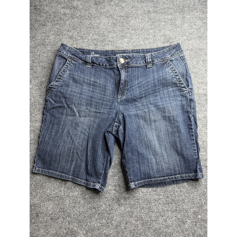 Liz Claiborne Women's Shorts Denim Size 14 Classic Cotton